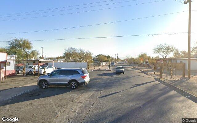 Street view of Los Amigos Meat Market