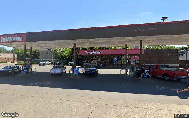 Street view of Thorntons