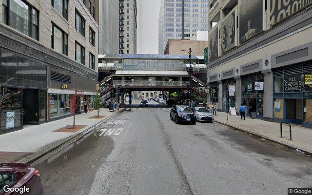 Street view of JJ Fish and Chicken