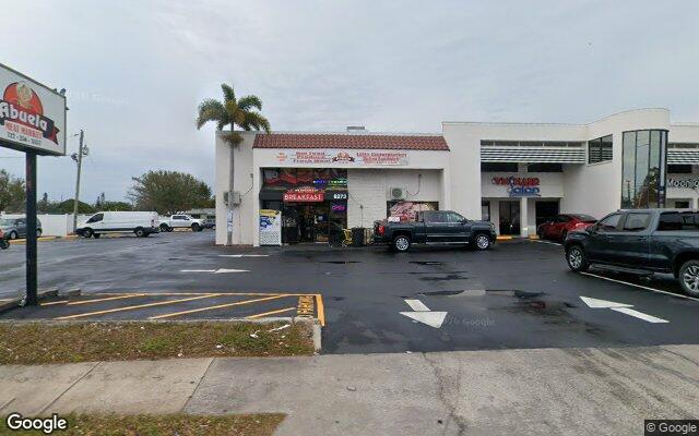 Street view of Abuela Meat Market